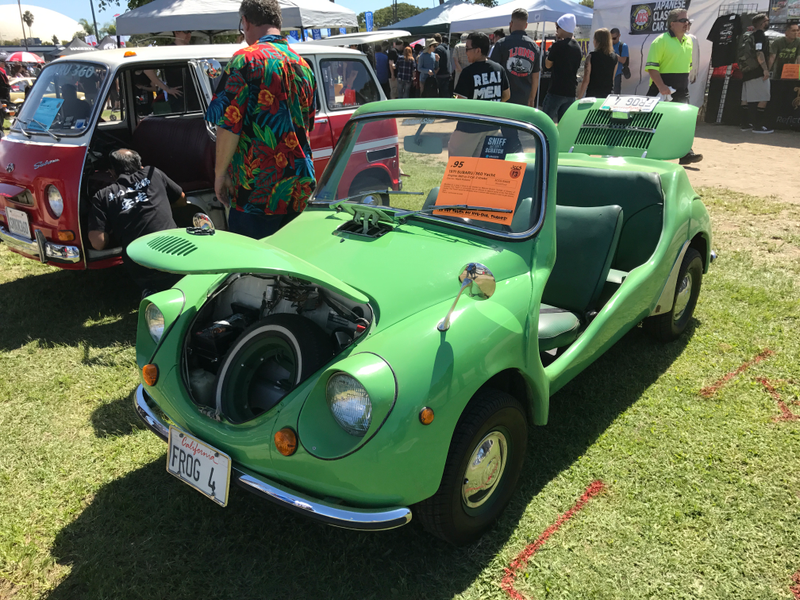 This is a Subaru 360 “Buggy.” It’s one of only a handful made only for the American market when Macolm Bricklin was getting desperate to sell all the 360's he had imported from Japan.